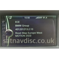 BMW CIC MOTION Navigation Map Latest Update 2024