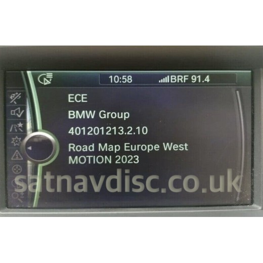 BMW CIC MOTION Navigation Map Latest Update 2024