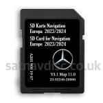 Mercedes Benz NTG5.5 Widescreen AUDIO 20 Navigation SD Card Map 2024