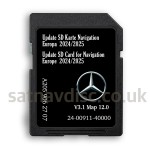 Mercedes Benz NTG5.5 V12 Widescreen AUDIO 20 Navigation SD Card Map 2025