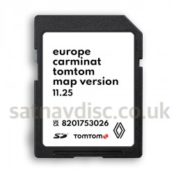 Renault Carminat v11.25 Navigation SD Card Map Update 2024 - 2025