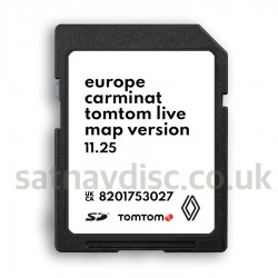 Renault Carminat LIVE v11.25 Navigation SD Card Map Update 2024 - 2025